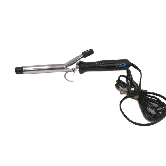 STUDIO Professional 3/4 Barrel Curling Iron Salon Curls Swivel Cord Heats Fast - Picture 2 of 16